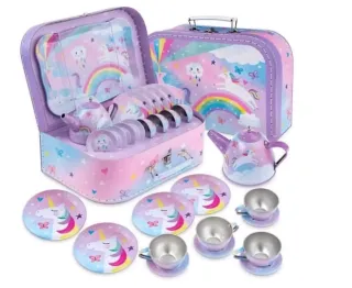 Caja Juego de té, Infantil Unicornio Jewelkeeper