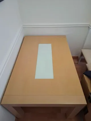 Mesa de comedor y 6 sillas madera