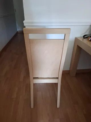 Mesa de comedor y 6 sillas madera