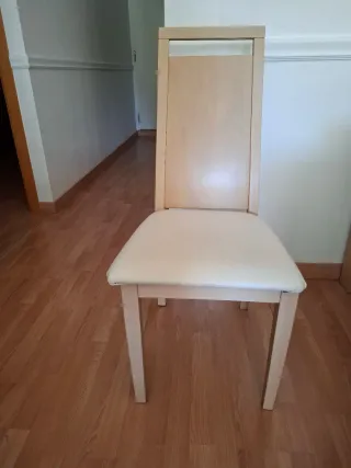 Mesa de comedor y 6 sillas madera