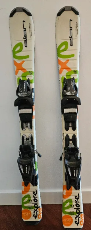 Esquís Elan 90cm, Botas Atomic 18/18.5 y Bastones