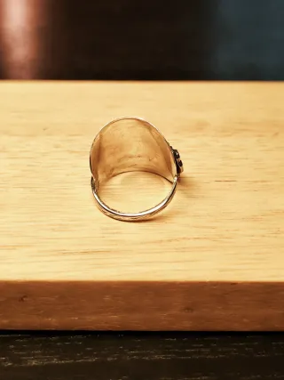 Anillo Cuchara Plata Antigua