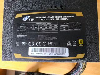 Fuente Alimentación FSP 400W 80 Plus Gold 0dB