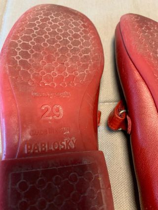 Bailarinas Pablosky Niña Talla 29 Rojas