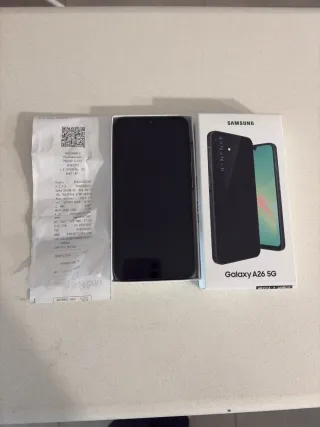Samsung Galaxy A26 5G Nero Scatola e Scontrino