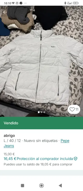 Chaqueta acolchada Pepe Jeans  M