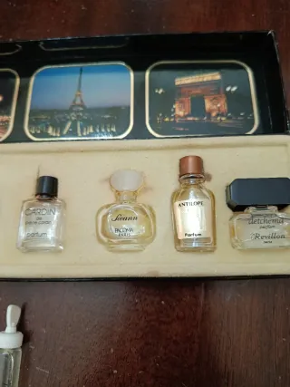 Scatola profumini francesi vintage