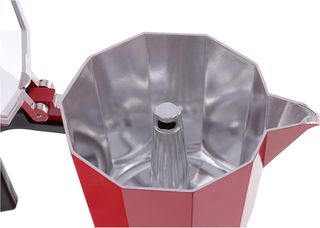 Cafetera Italiana Monix Fresa Roja Aluminio