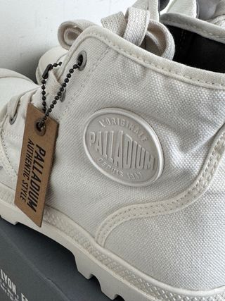 Botines Palladium Pallabase Blanco. Talla 41