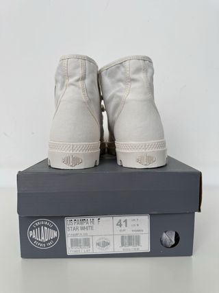 Botines Palladium Pallabase Blanco. Talla 41