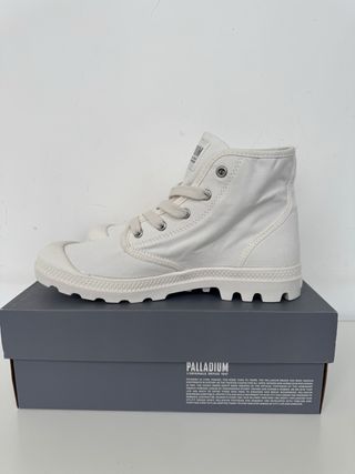 Botines Palladium Pallabase Blanco. Talla 41