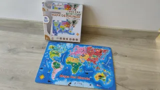 Puzzle Magnético Mapa del Mundo Mundo Diver
