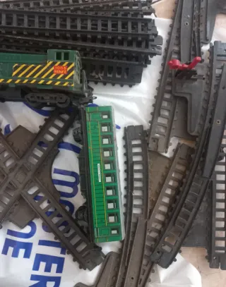 Trenes vintage y vías