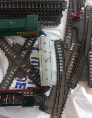 Trenes vintage y vías