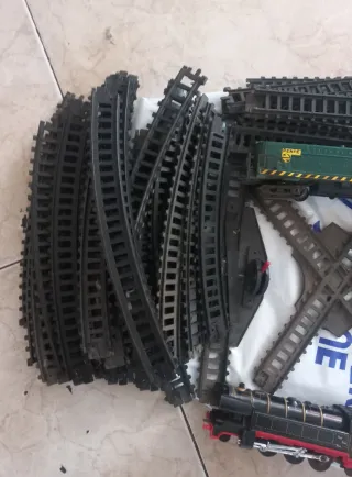 Trenes vintage y vías