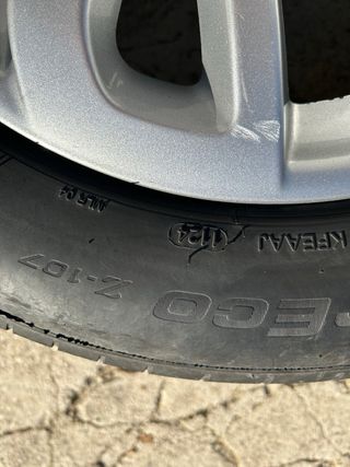 Llantas de aleación plateadas