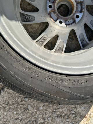 Llantas de aleación plateadas