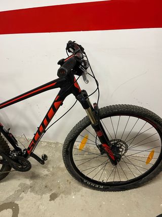 Bicicleta Montaña Scott Negra/Roja