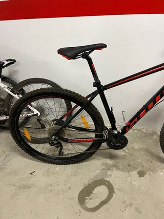 Bicicleta Montaña Scott Negra/Roja