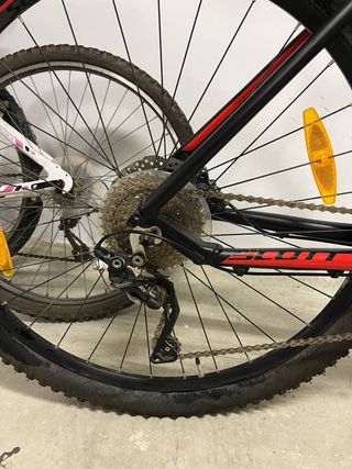 Bicicleta Montaña Scott Negra/Roja