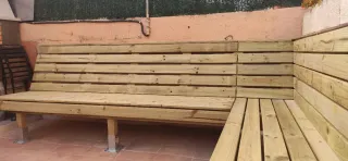 Banco de exterior a medida