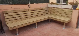 Banco de exterior a medida