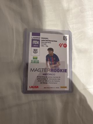 Lamine Yamal 108BIS y Master Rookie