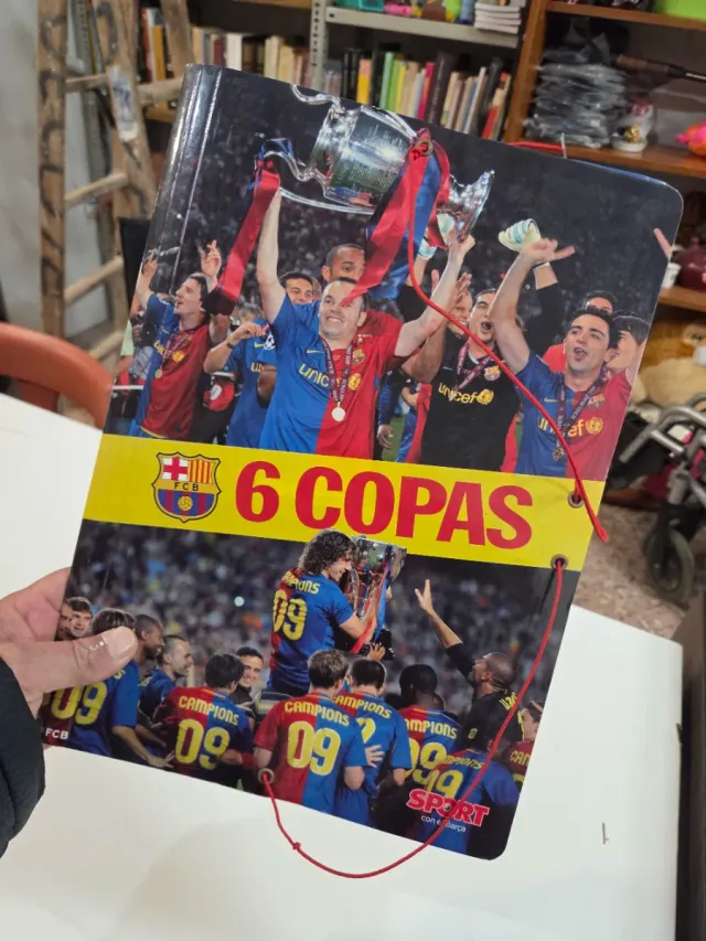 Carpeta FC Barcelona 6 Copas