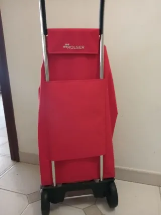Carrito de la compra Rolser rojo