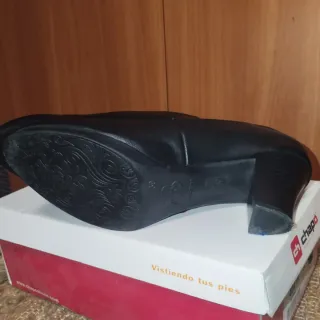 Zapatos Flamenca/Sevillanas Piel Negros