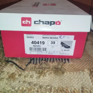 Zapatos Flamenca/Sevillanas Piel Negros