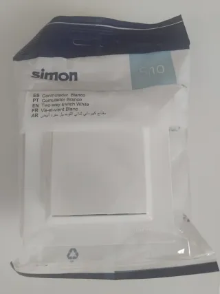 Interruptor SIMON S10 Blanco