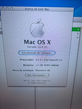 Power Mac G5 Apple Plata