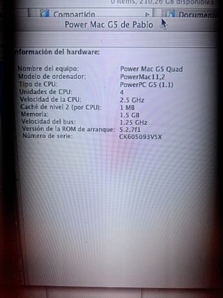 Power Mac G5 Apple Plata