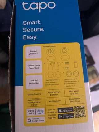 Cámara Wi-Fi Tapo C200 Pan/Tilt 1080P