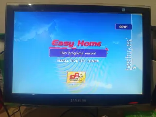 Monitor TV Samsung Negro sin base sin control