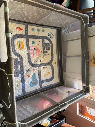 Parque infantil de tela 130x130cm