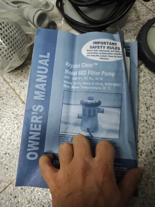 Bomba Filtro Krystal Clear Intex 602/ 28602
