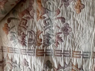 Colcha reversible jacquard cama doble