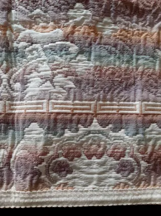 Colcha reversible jacquard cama doble