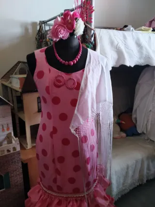Traje Flamenca Gitana Talla 40