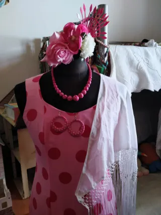 Traje Flamenca Gitana Talla 40