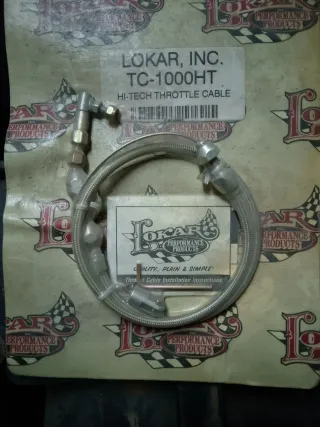 Cable Acelerador Lokar + fijacion