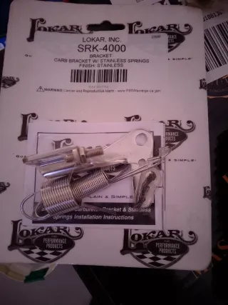 Cable Acelerador Lokar + fijacion