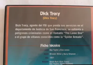 Película Dick Tracy. Serie 1ª temporada