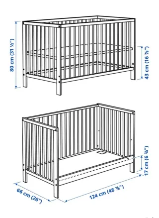 Cuna Ikea Gulliver Blanca