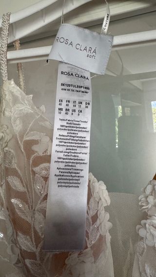 Vestido de Novia Blanco Encaje Tul