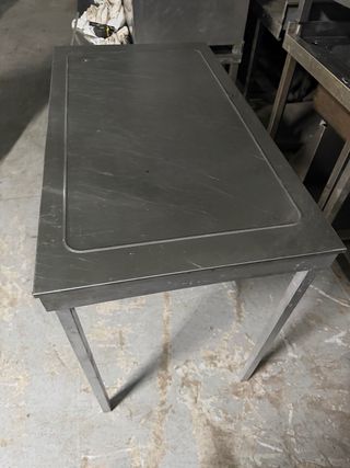 Mesa de acero APOYO inoxidable industrial