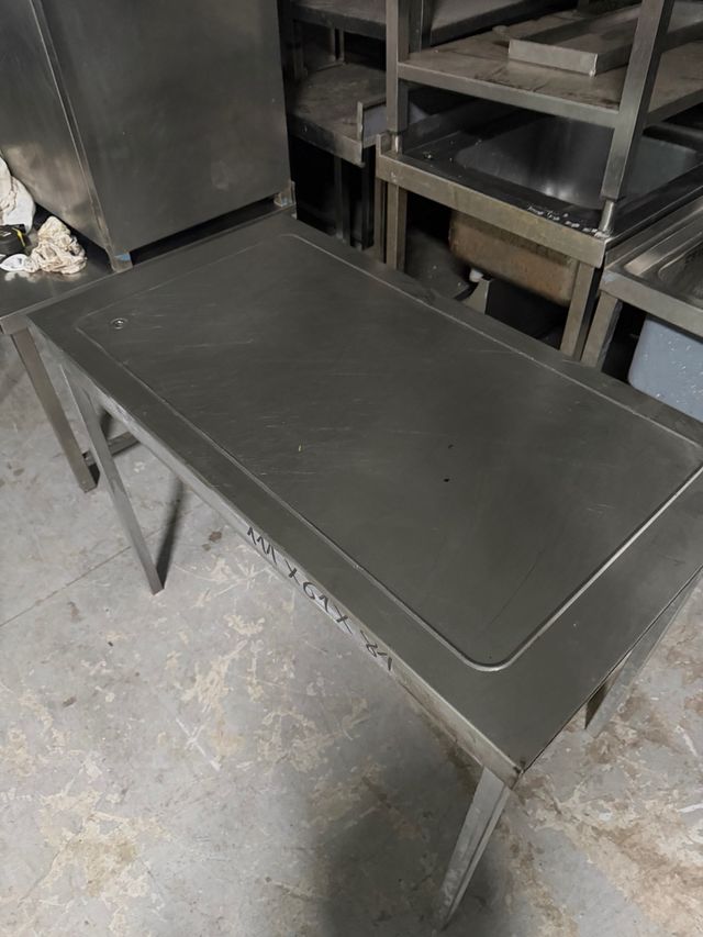 Mesa de acero APOYO inoxidable industrial