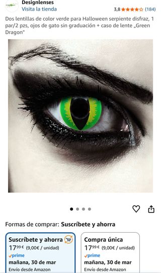 Lentillas Designlenses Green Dragon 14mm